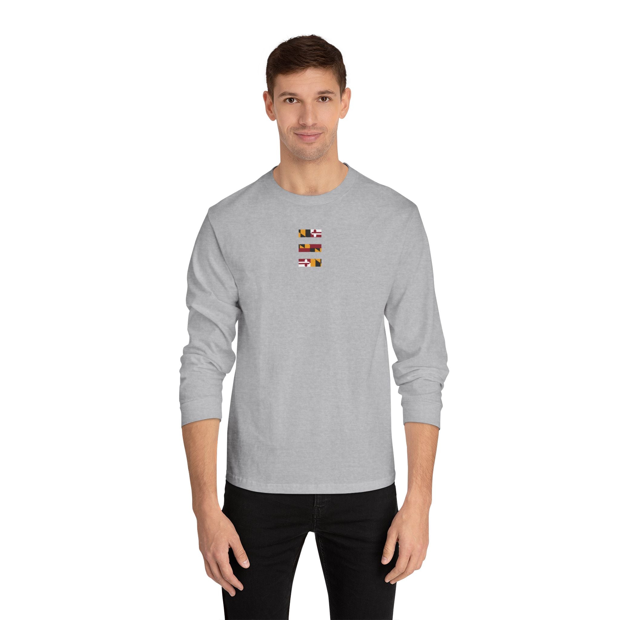 Maryland Flag Long Sleeve T-Shirt