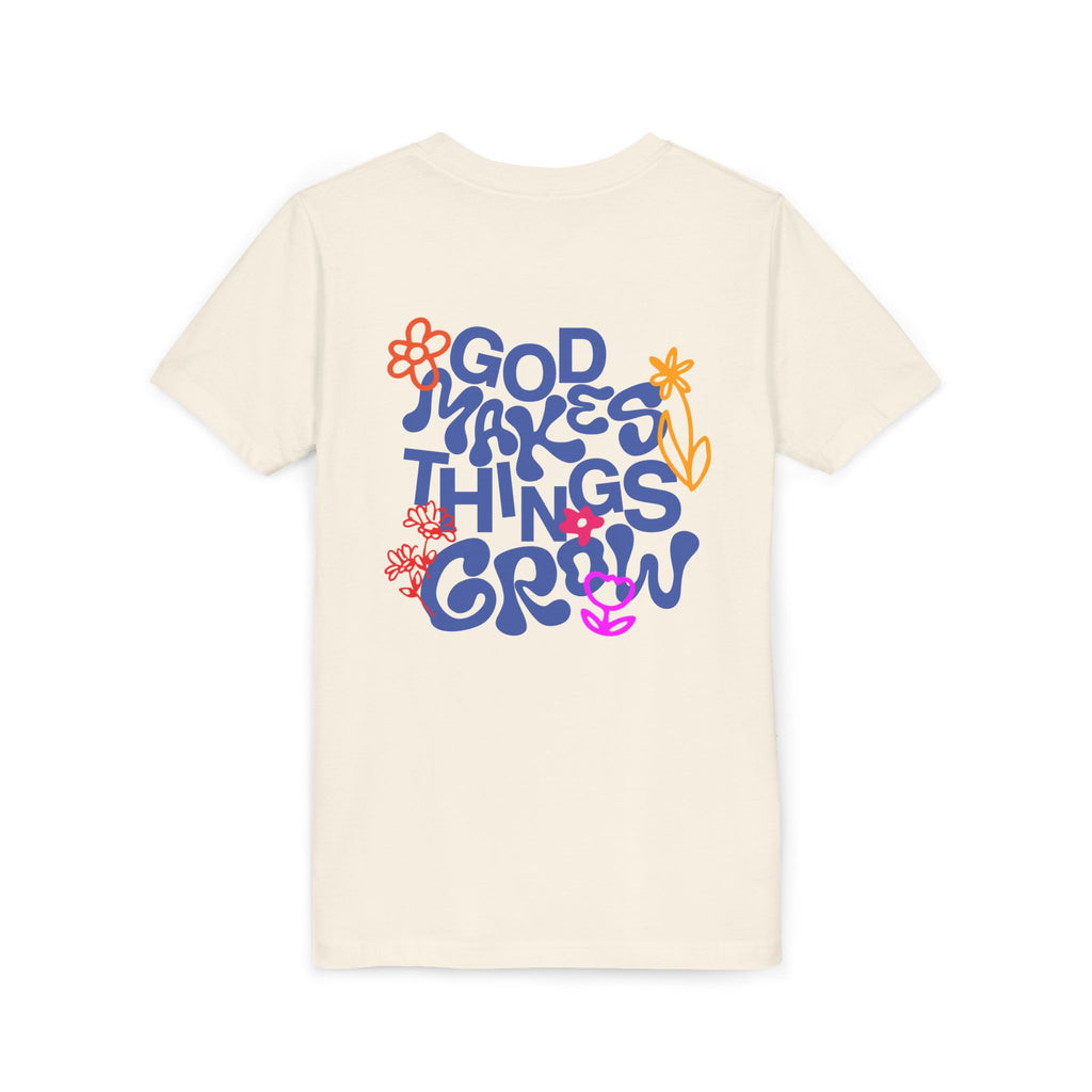 God Makes Things Grow Youth Short Sleeve Tee