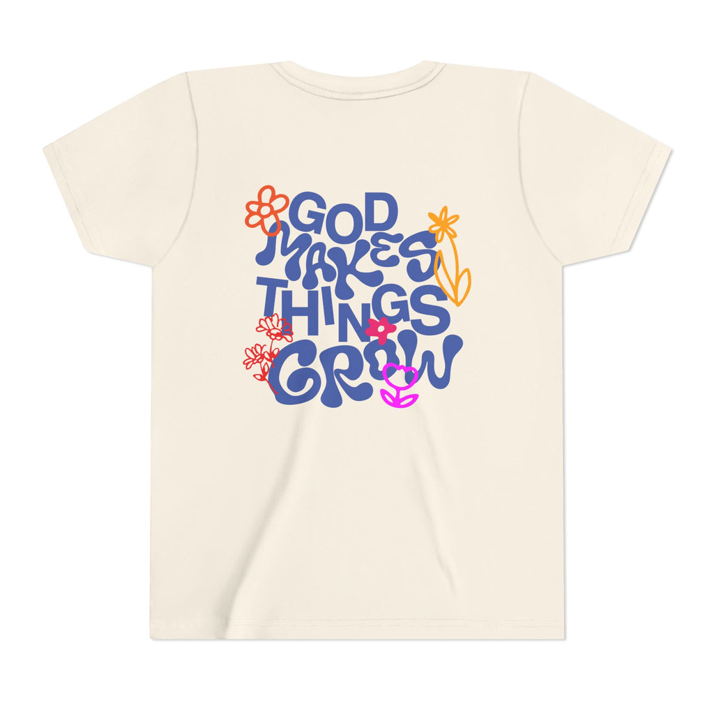 God Makes Things Grow Youth Short Sleeve Tee