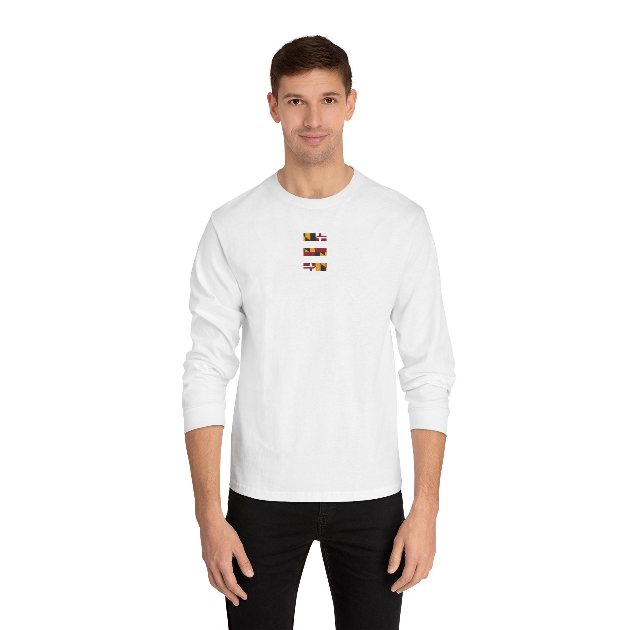 Maryland Flag Long Sleeve T-Shirt