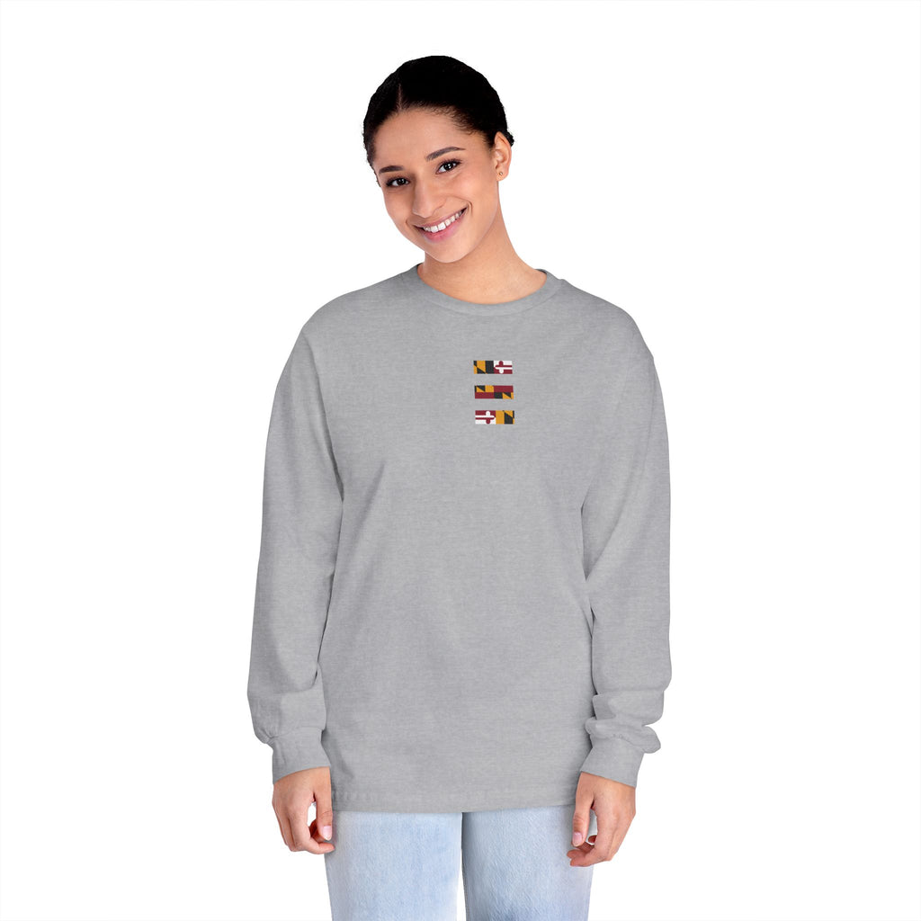 Maryland Flag Long Sleeve T-Shirt