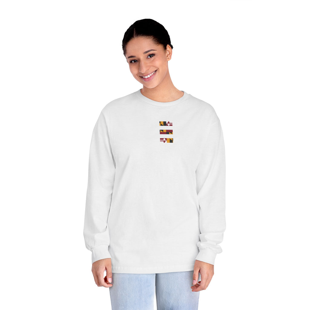 Maryland Flag Long Sleeve T-Shirt