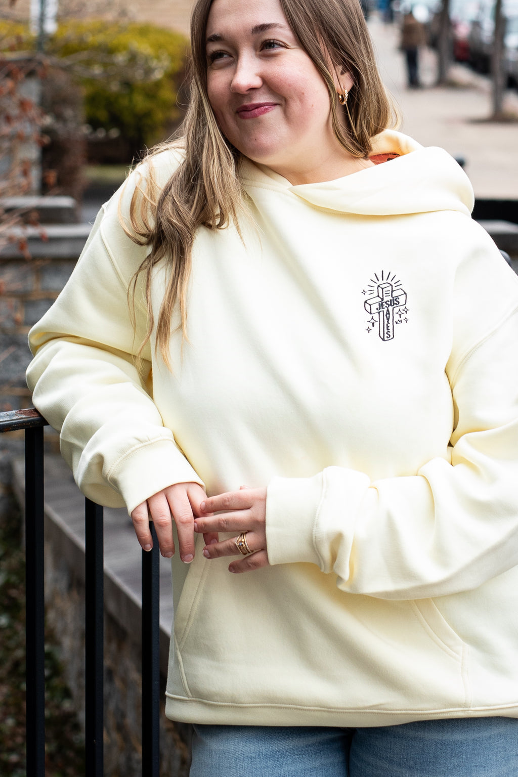 Jesus Saves Relaxed Hoodie