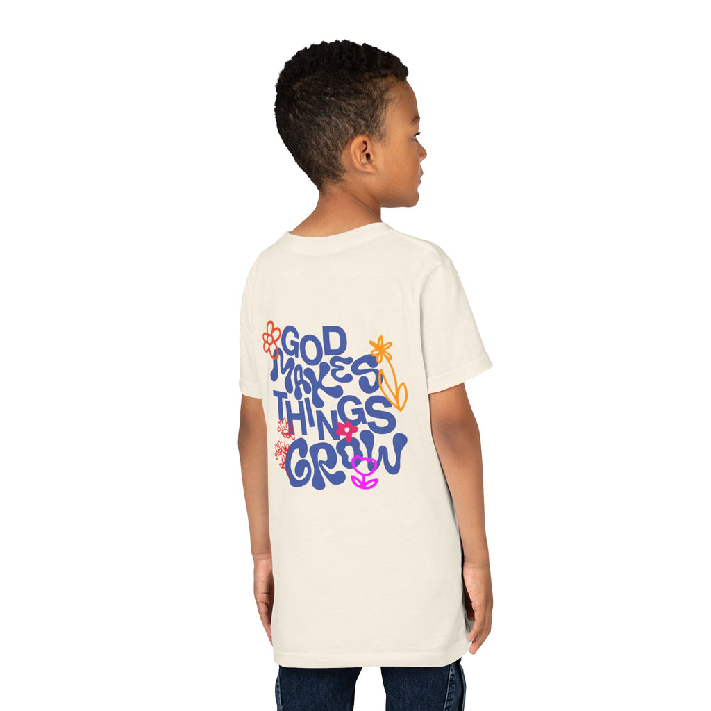 God Makes Things Grow Youth Short Sleeve Tee