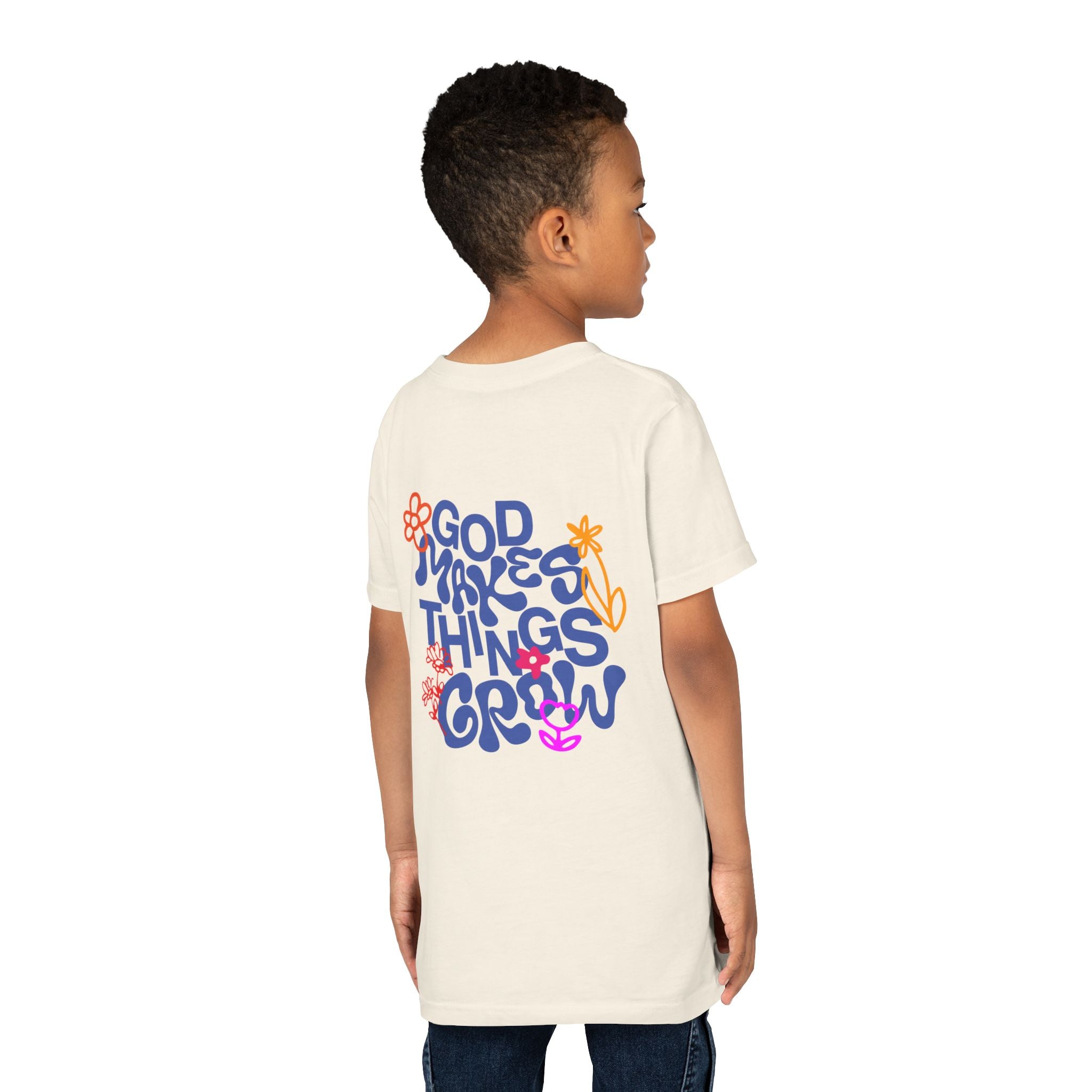 God Makes Things Grow Youth Short Sleeve Tee