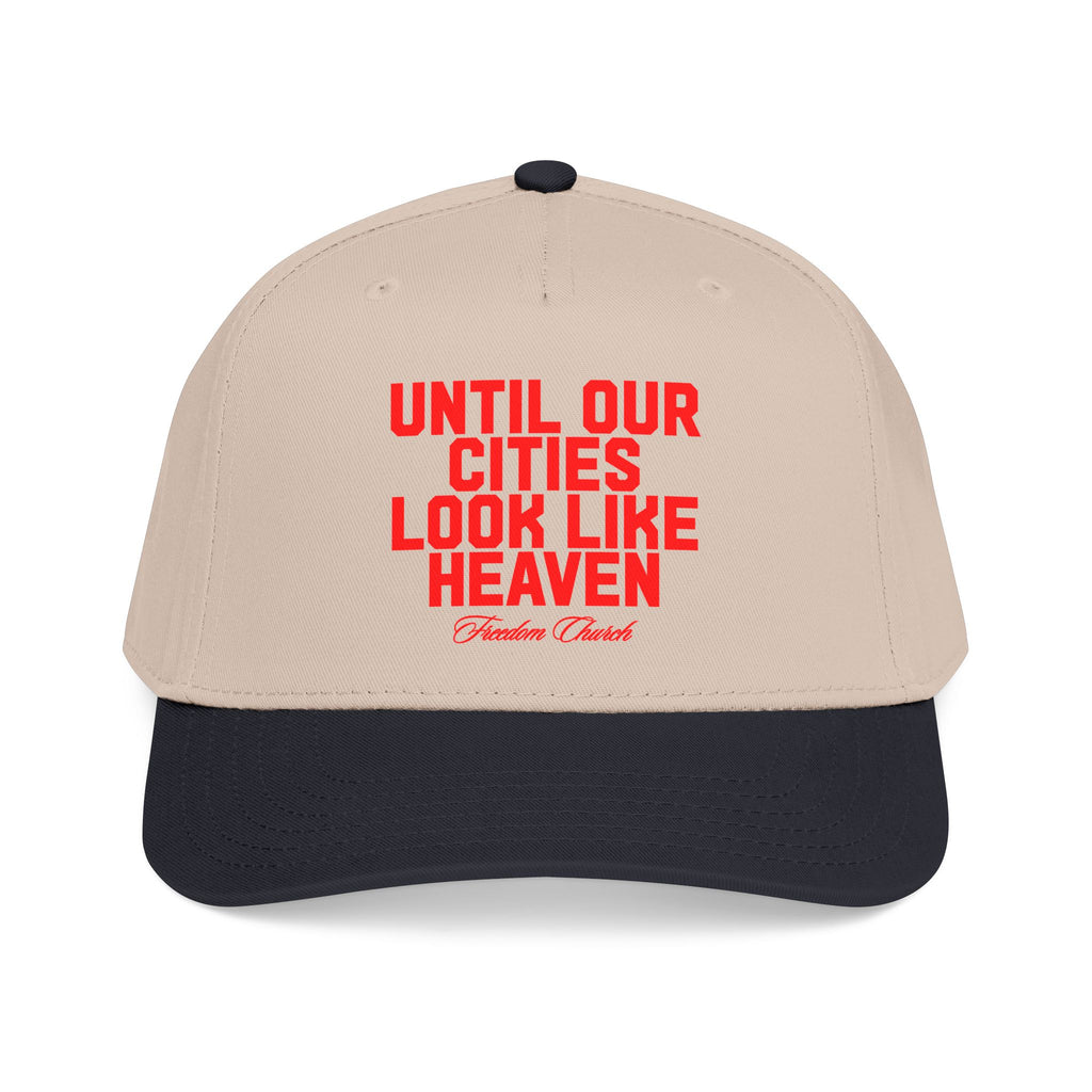 Until Our Cities Look Like Heaven Tan/Red Baseball Cap