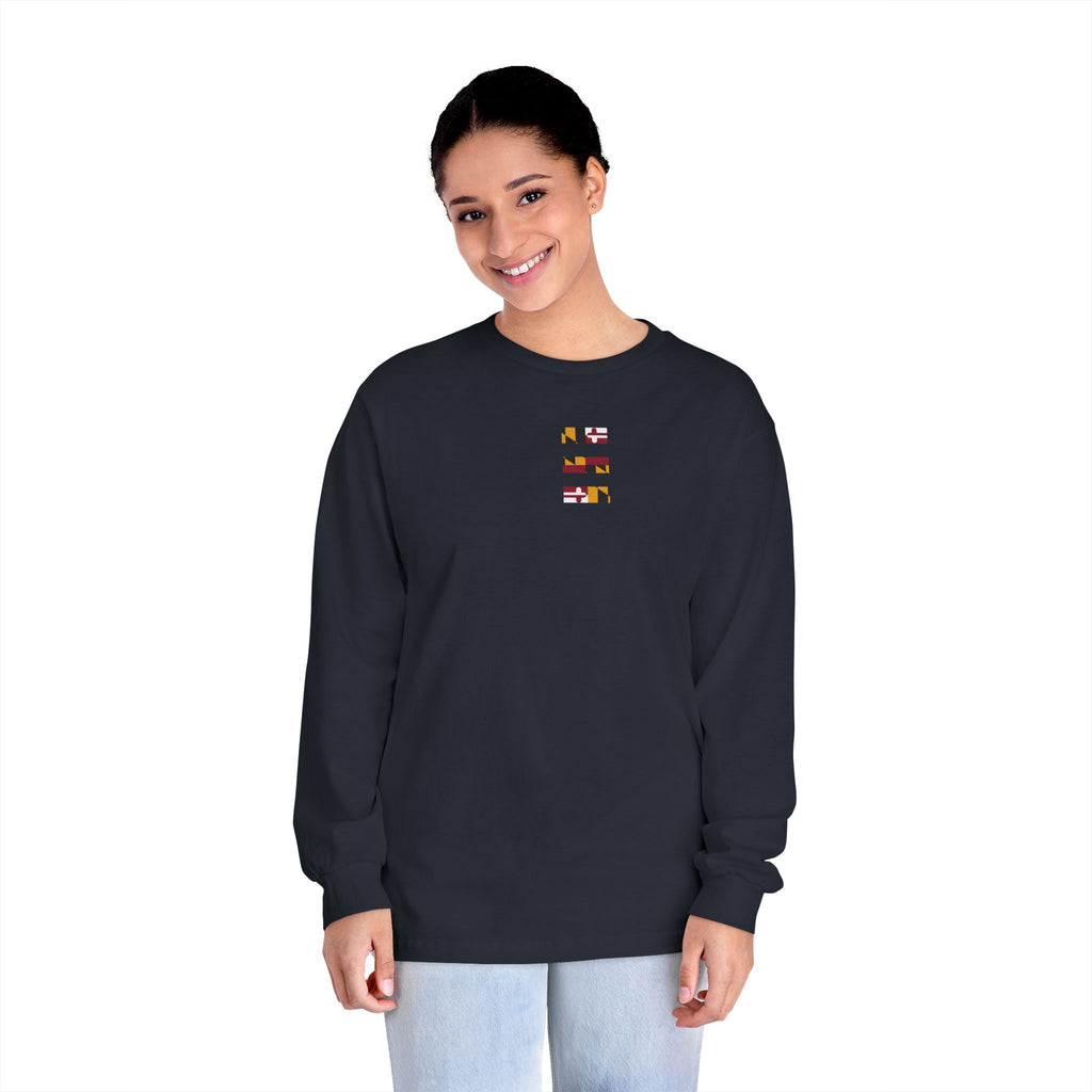 Maryland Flag Long Sleeve T-Shirt