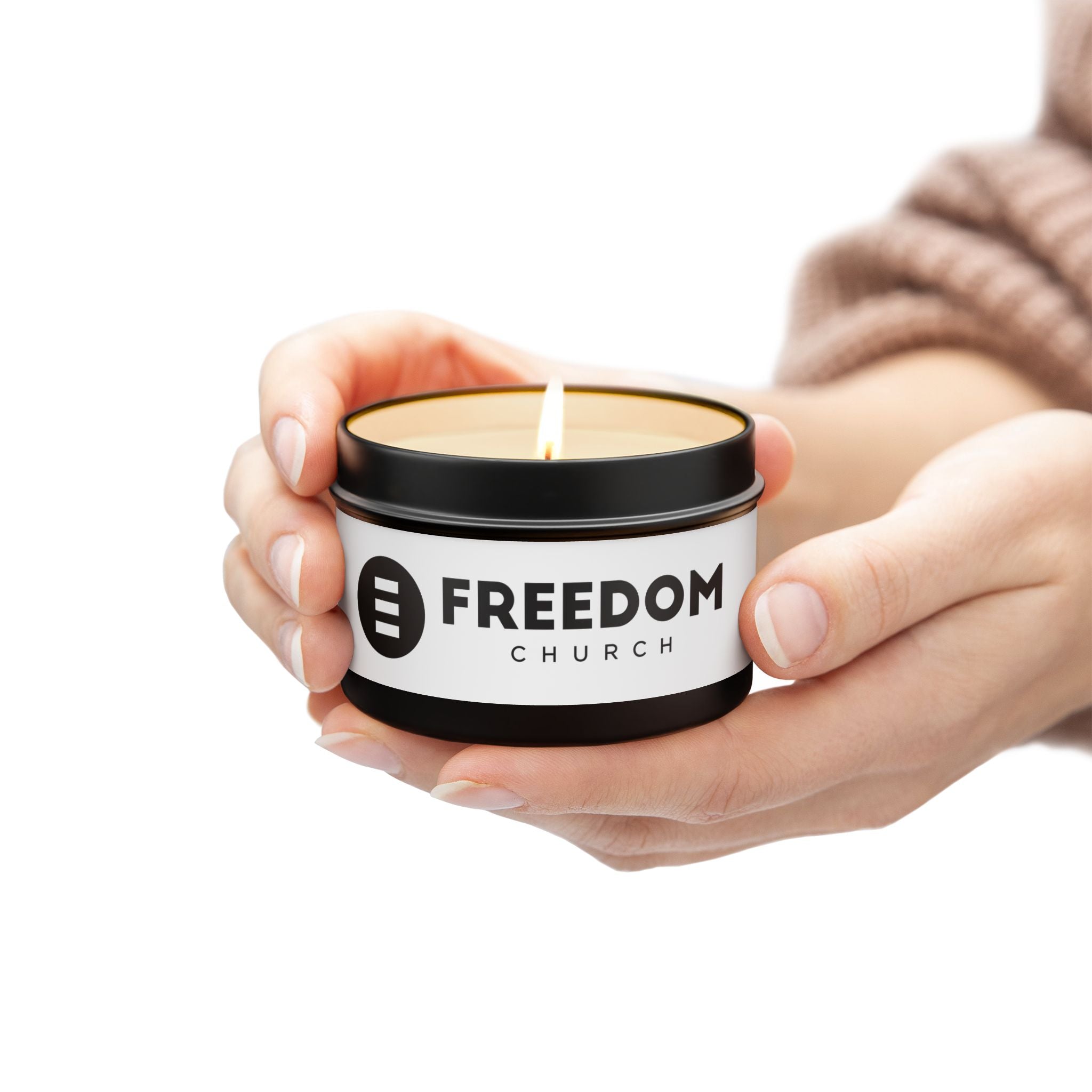 Freedom Church Tin Candles