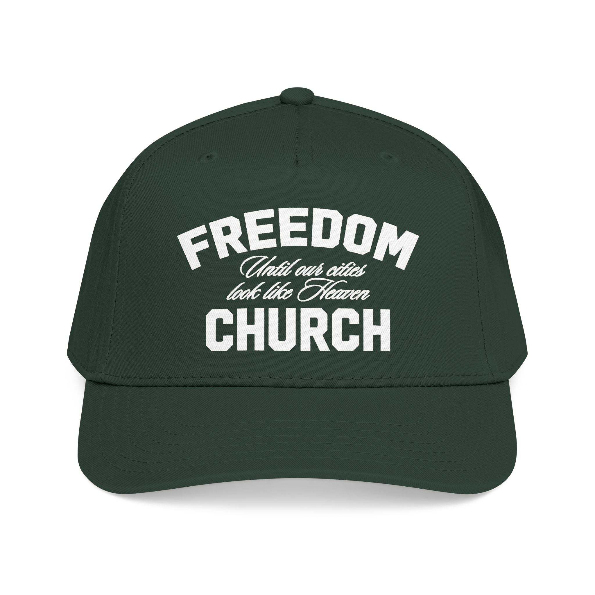 Until Our Cities Look Like Heaven Green Baseball Cap